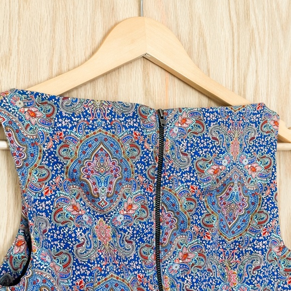 ZARA Paisley Structured Tulip Dress - Picture 12 of 13